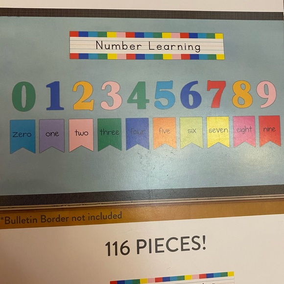 New in package 116 Piece Teacher Classroom Decor Pack - Picture 5 of 5